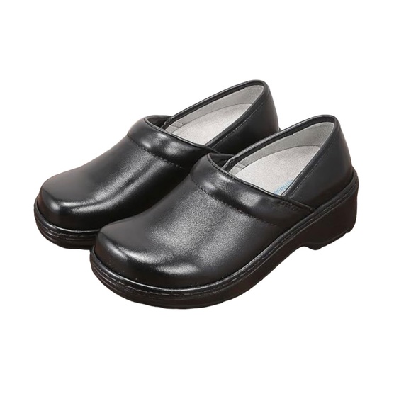 Black Clogs: women’s size 11 leather upper - Picture 8 of 8